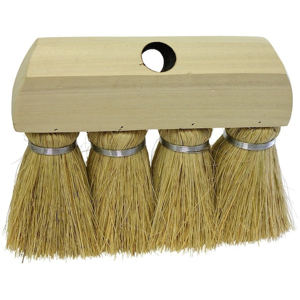 The Brush Man 4-Knot Roofing Brush, 4-1/4 in Tampico Trim, 12PK R4KT - main